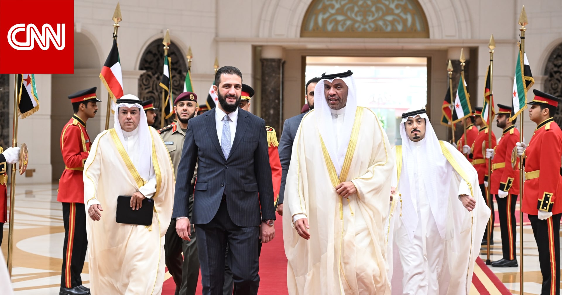 أحمد الشرع يصل الكويت بأول زيارة رسمية تلبية لدعوة من الشيخ مشعل الجابر