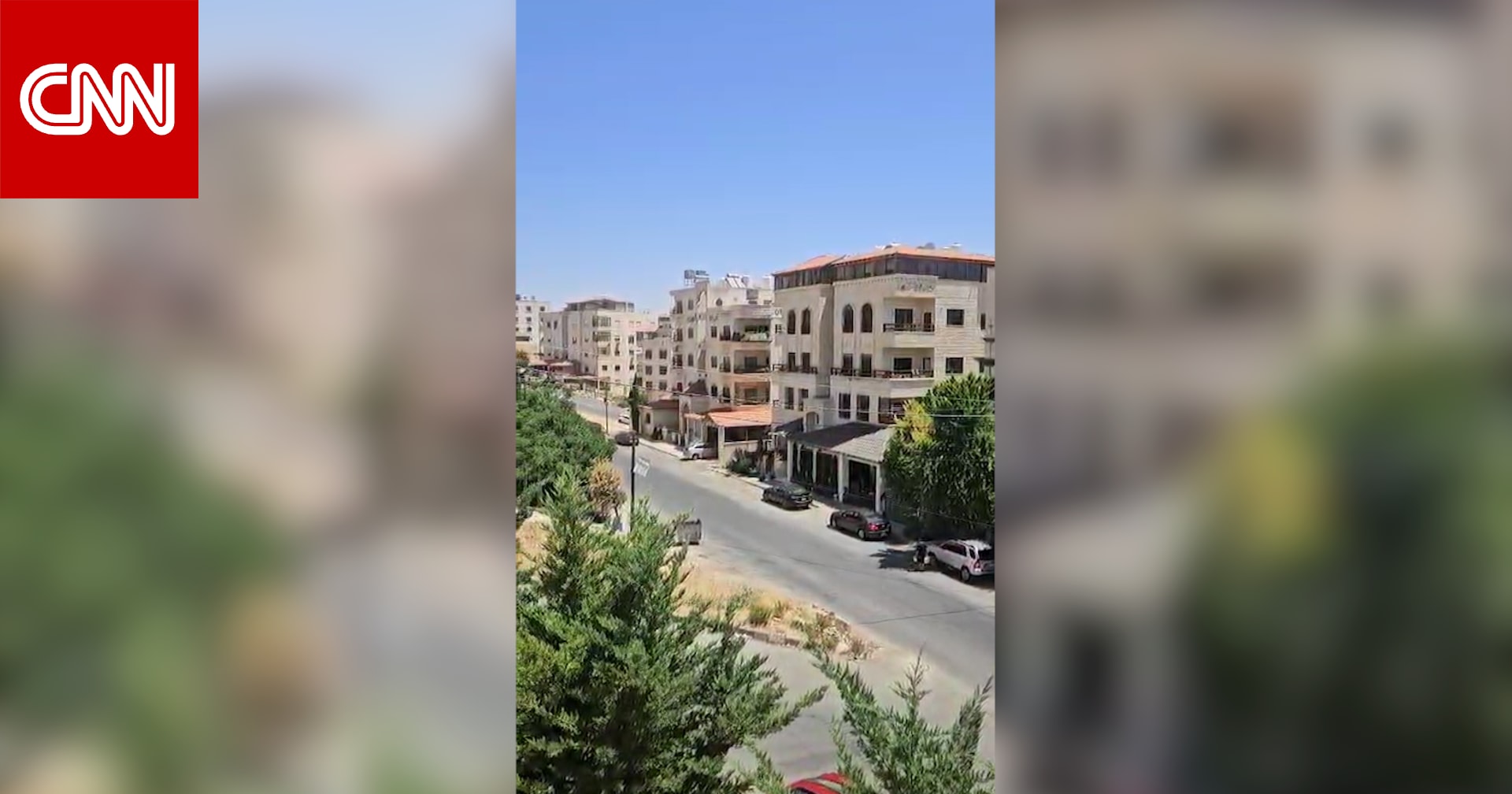 فيديو يرصد إنطلاق صافرات الإنذار في الأردن