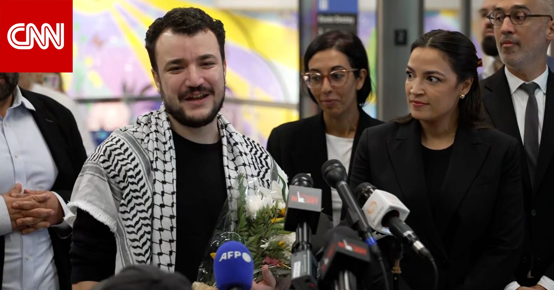"حتى لو قتلوني".. شاهد ما قاله الناشط الفلسطيني محمود خليل بعد إطلاق سراحه