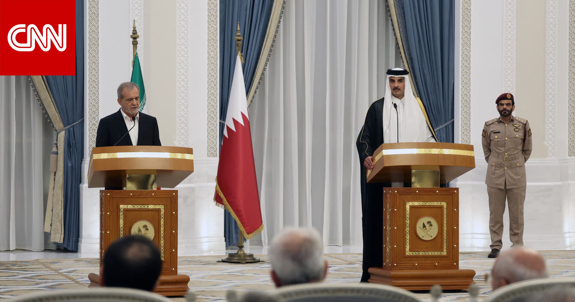 ماذا دار بين أمير قطر ورئيس إيران بأول اتصال بعد الهجوم الصاروخي على قاعدة العديد؟