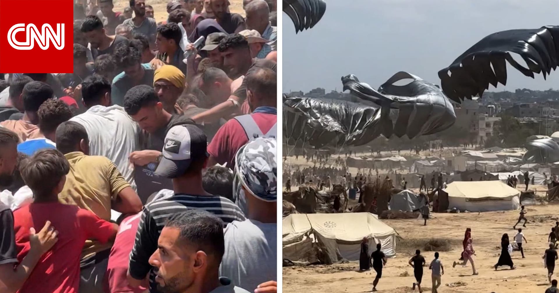 وسط أزمة الجوع.. حالة يأس تنتاب الفلسطينيين مع إنزال مساعدات جوية إلى غزة