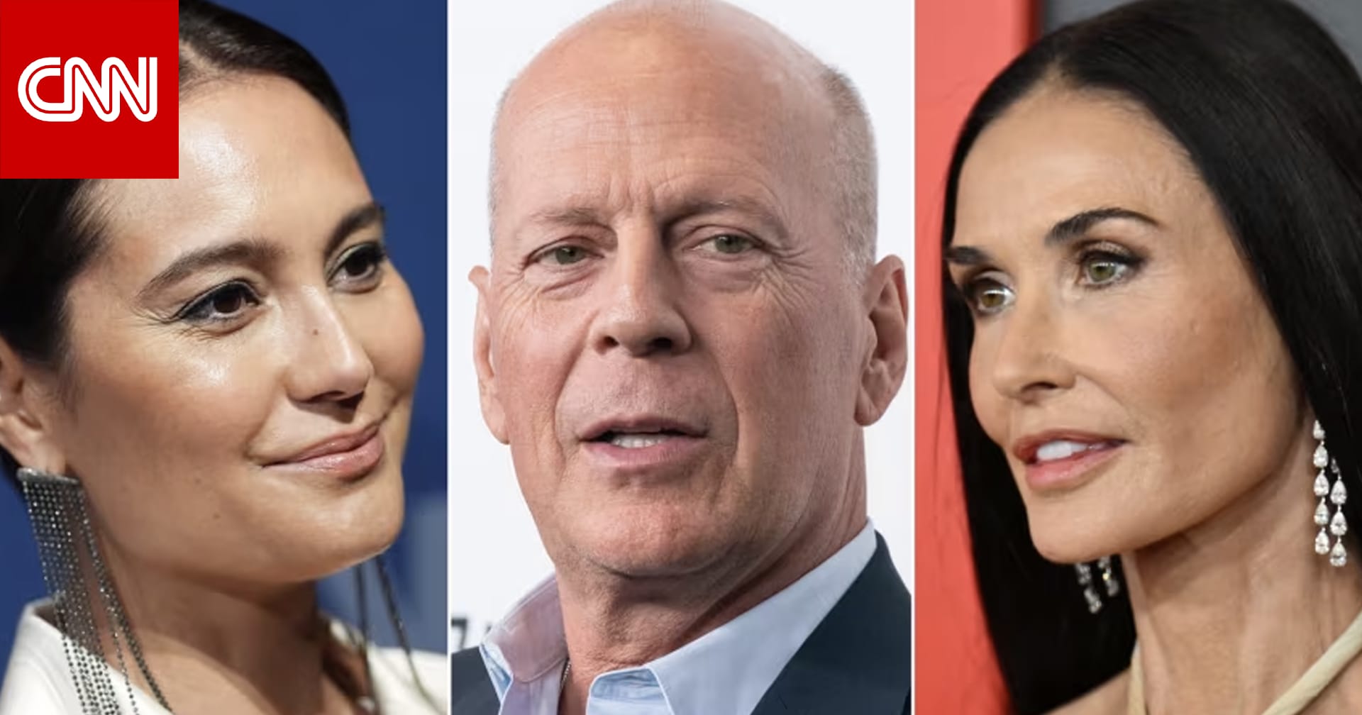 ديمي مور تدعم إيما زوجة طليقها بروس ويليس في محنته الصحية