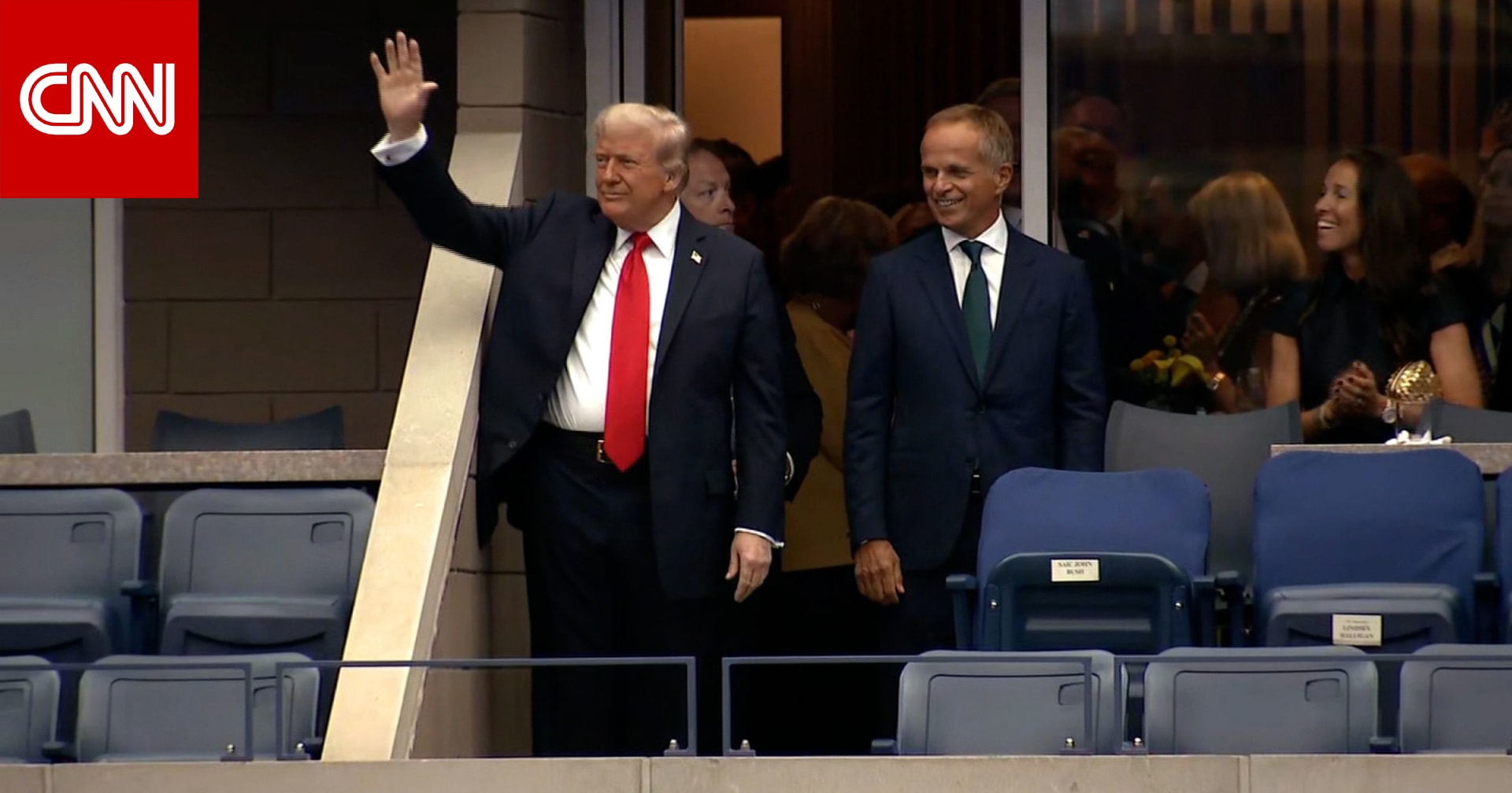 حضور ترامب في بطولة أمريكا المفتوحة يُسبب كابوسًا أمنيًا لآلاف المشجعين.. شاهد تعليقاتهم