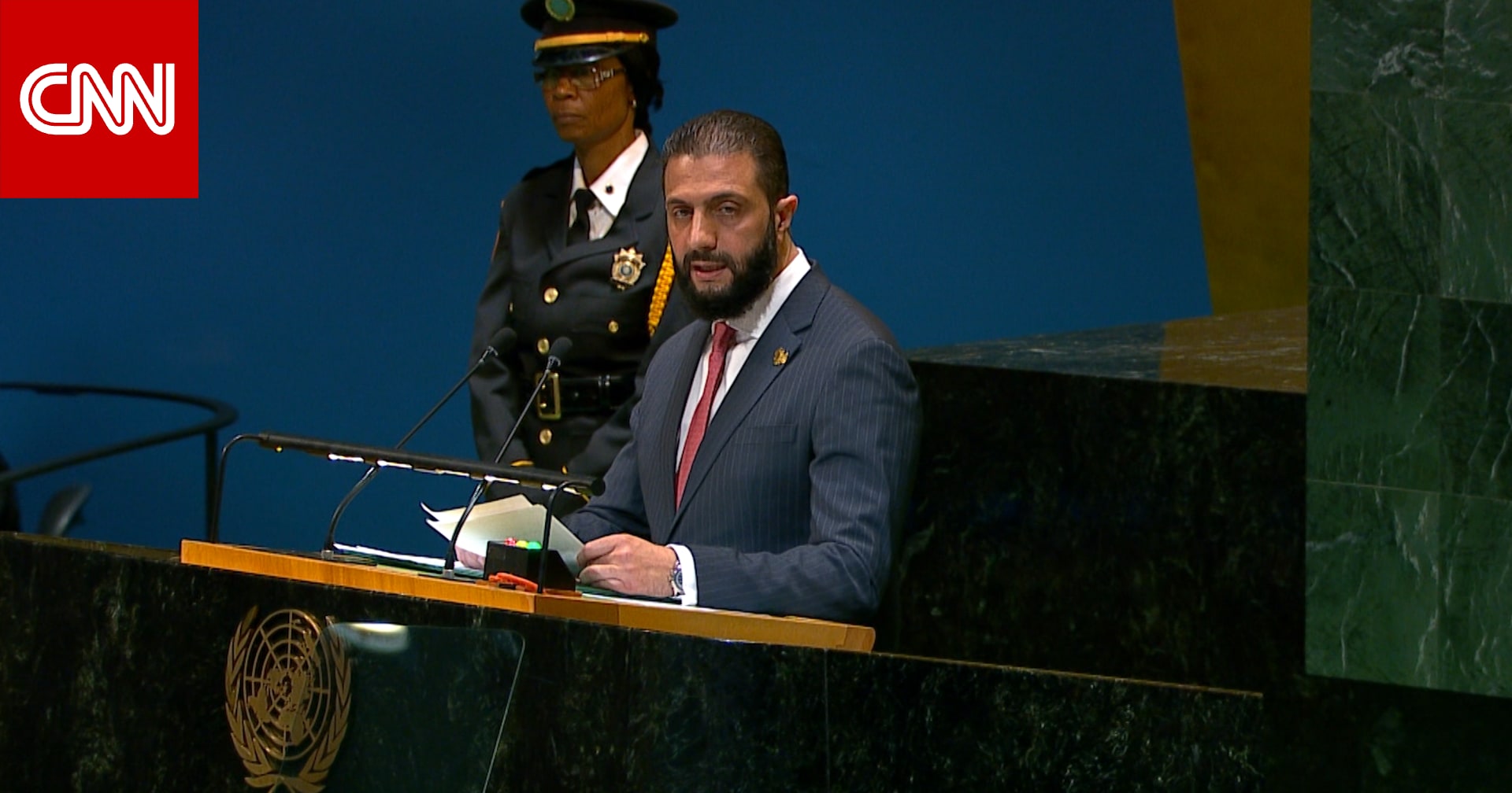 أحمد الشرع ينتقد إسرائيل في أول كلمة له بالأمم المتحدة.. شاهد ما قاله