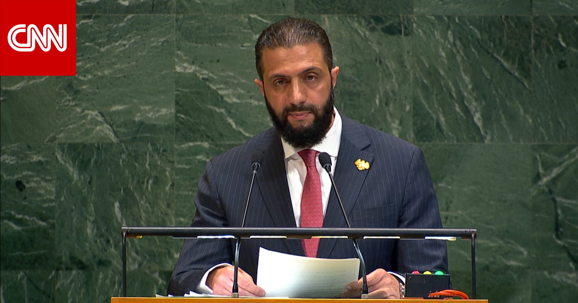شكر تركيا والسعودية وقطر.. شاهد كلمة أحمد الشرع أمام الأمم المتحدة