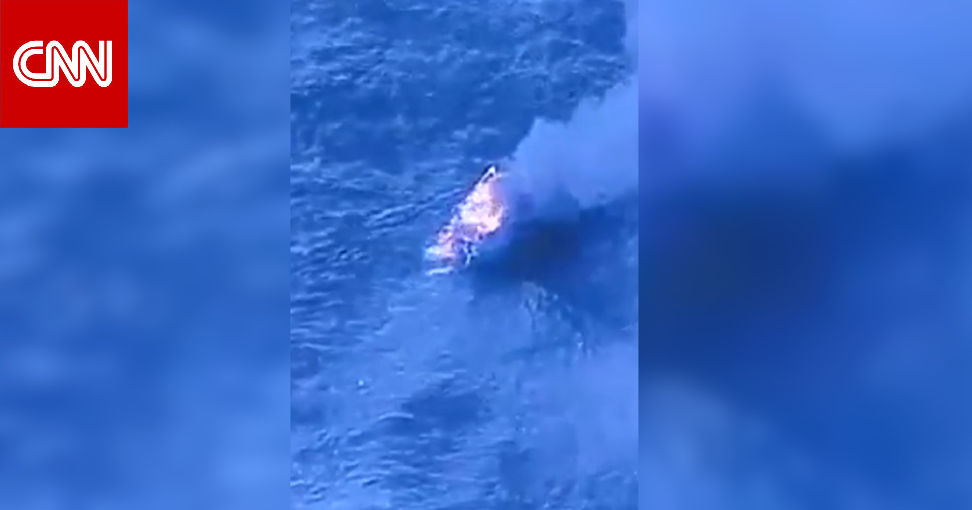 أسفر عن 4 قتلى.. لحظة قصف الجيش الأمريكي قاربًا في البحر قرب فنزويلا