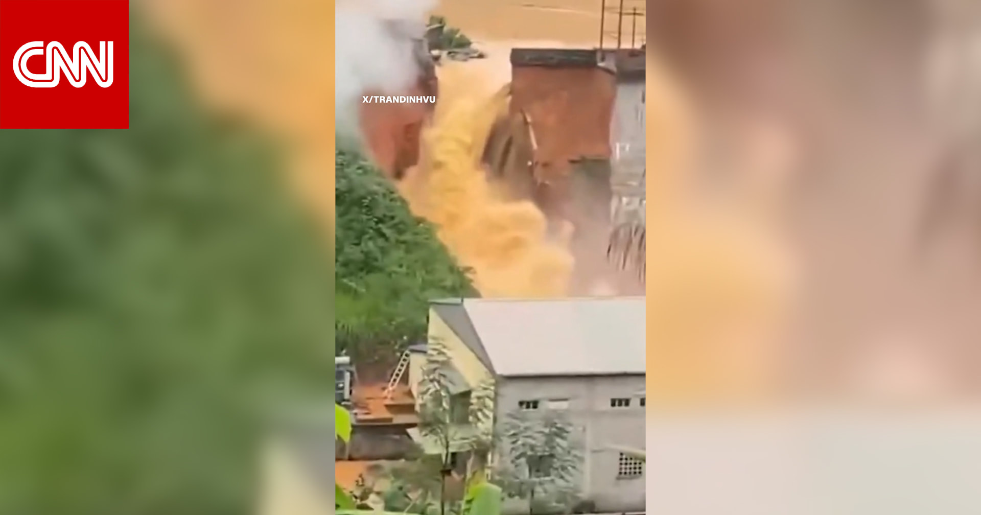 فيضانات غمرت مستشفى واخترقت سدا.. شاهد الدمار الذي خلفه إعصار ماتمو بفيتنام