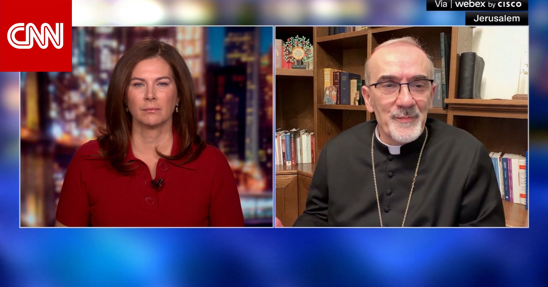 مذيعة CNN للكاردينال بيتزابالا: الى أين سيعود سكان غزة بعد الحرب؟ شاهد كيف رد