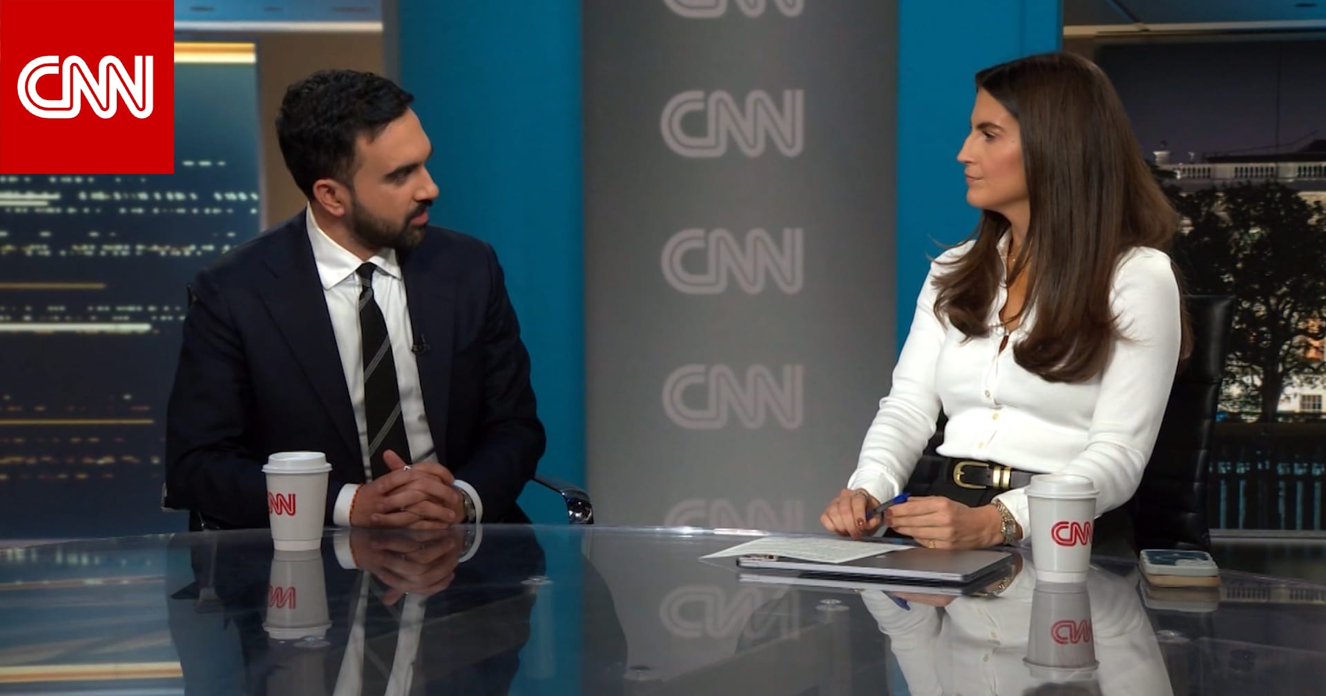 مذيعة CNN لممداني: هل يستحق ترامب الثناء على وقف إطلاق النار في غزة؟ شاهد كيف رد
