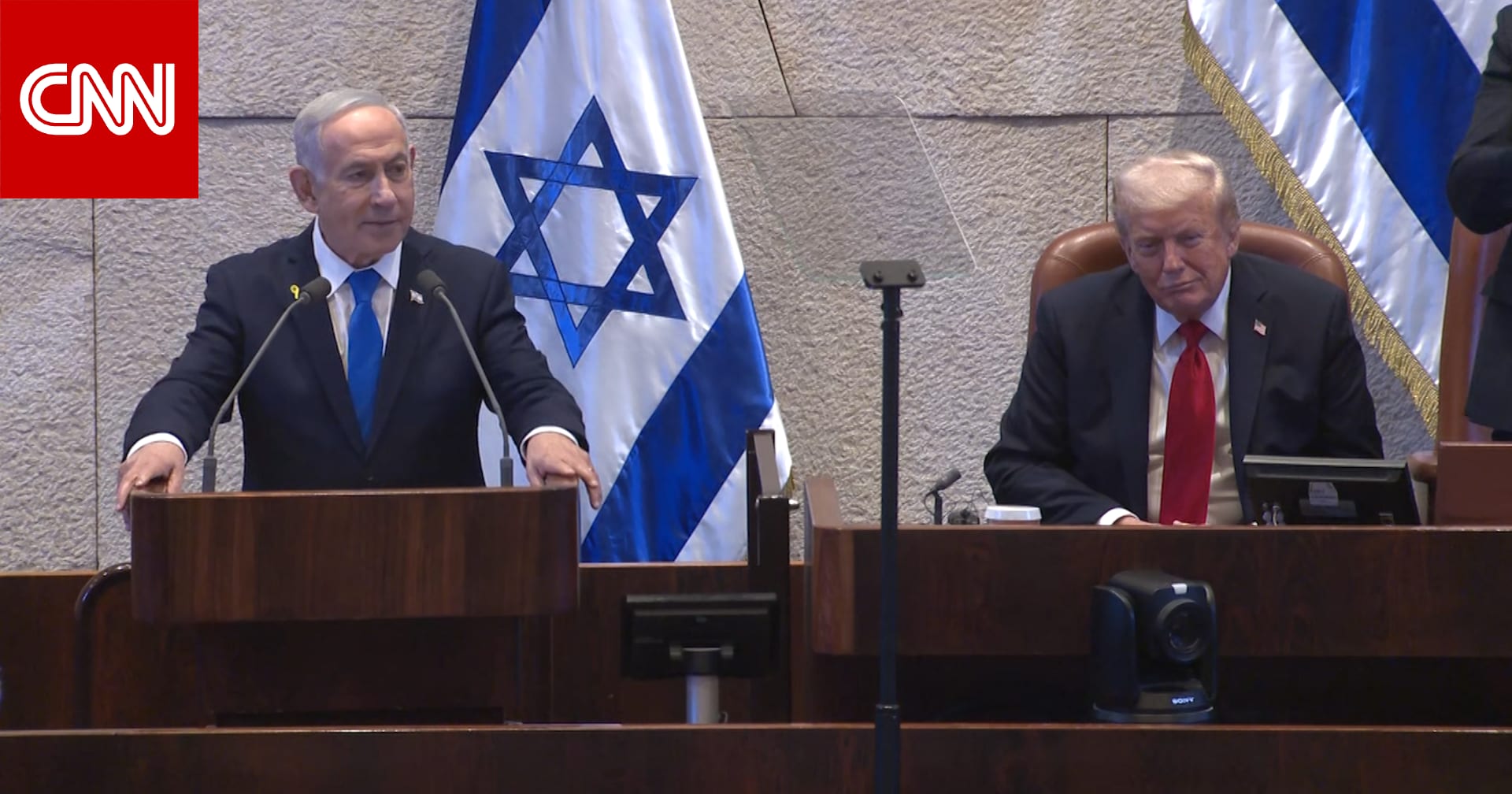 نتنياهو لترامب أمام الكنيسيت: أنت أعظم صديق لإسرائيل في البيت الأبيض