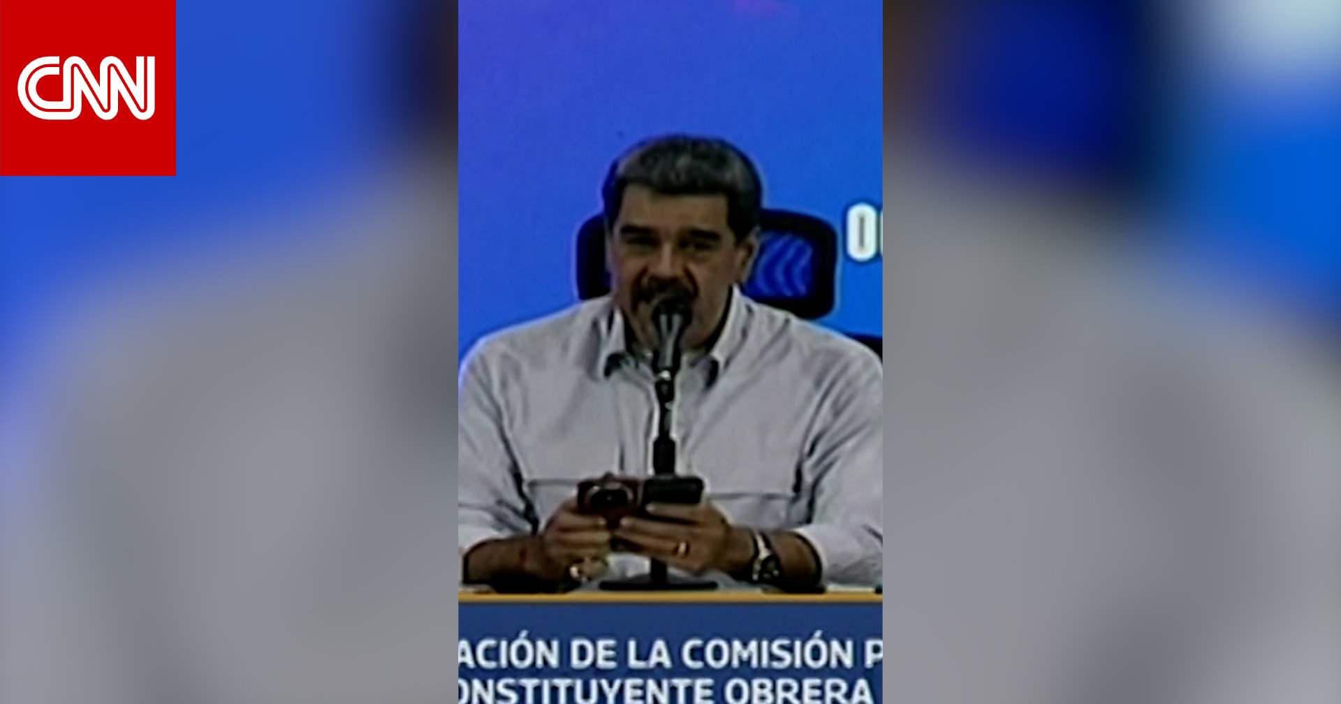 مادورو رئيس فنزويلا يتحدث بالإنجليزية ويوجه رسالة الى أمريكا.. شاهد ما قاله