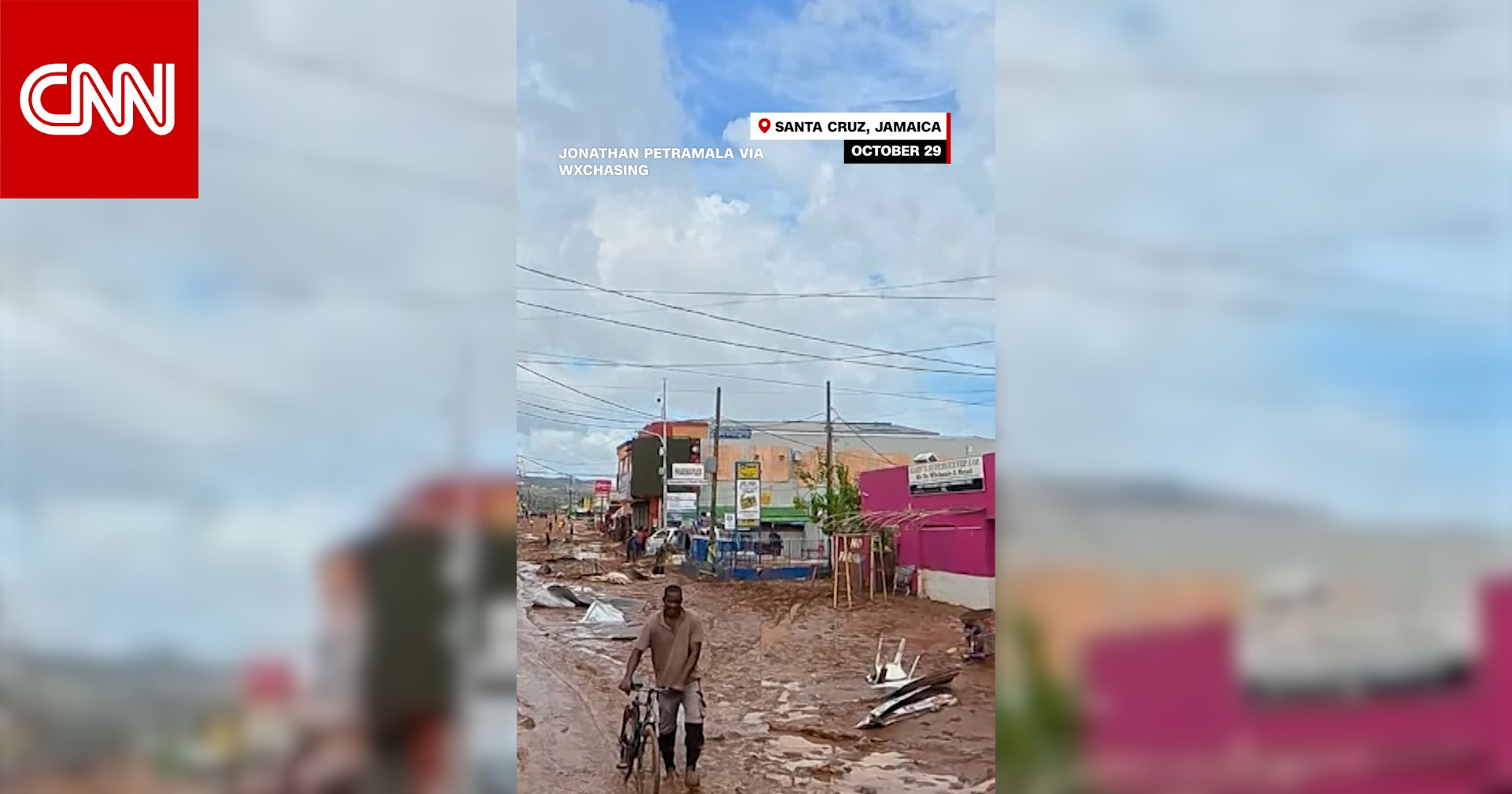 فيديو يُظهر مشاهد مروعة للدمار الهائل الذي خلفه إعصار ميليسا في جامايكا