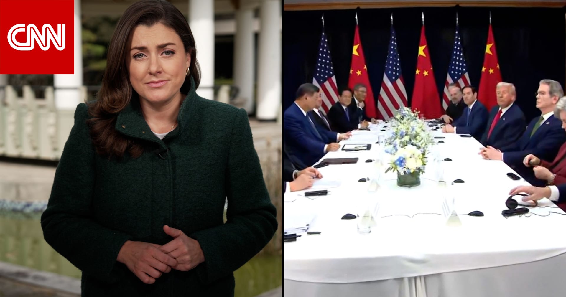 شاهد لحظة تجاهل ترامب لسؤال صحفية له حول التجارب النووية