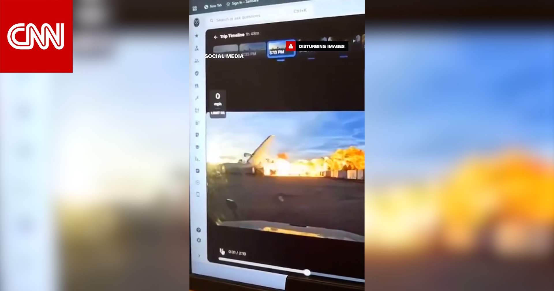 انتشرت النيران بسرعة.. شاهد لحظة تحطم طائرة تابعة لشركة UPS بعد إقلاعها بقليل