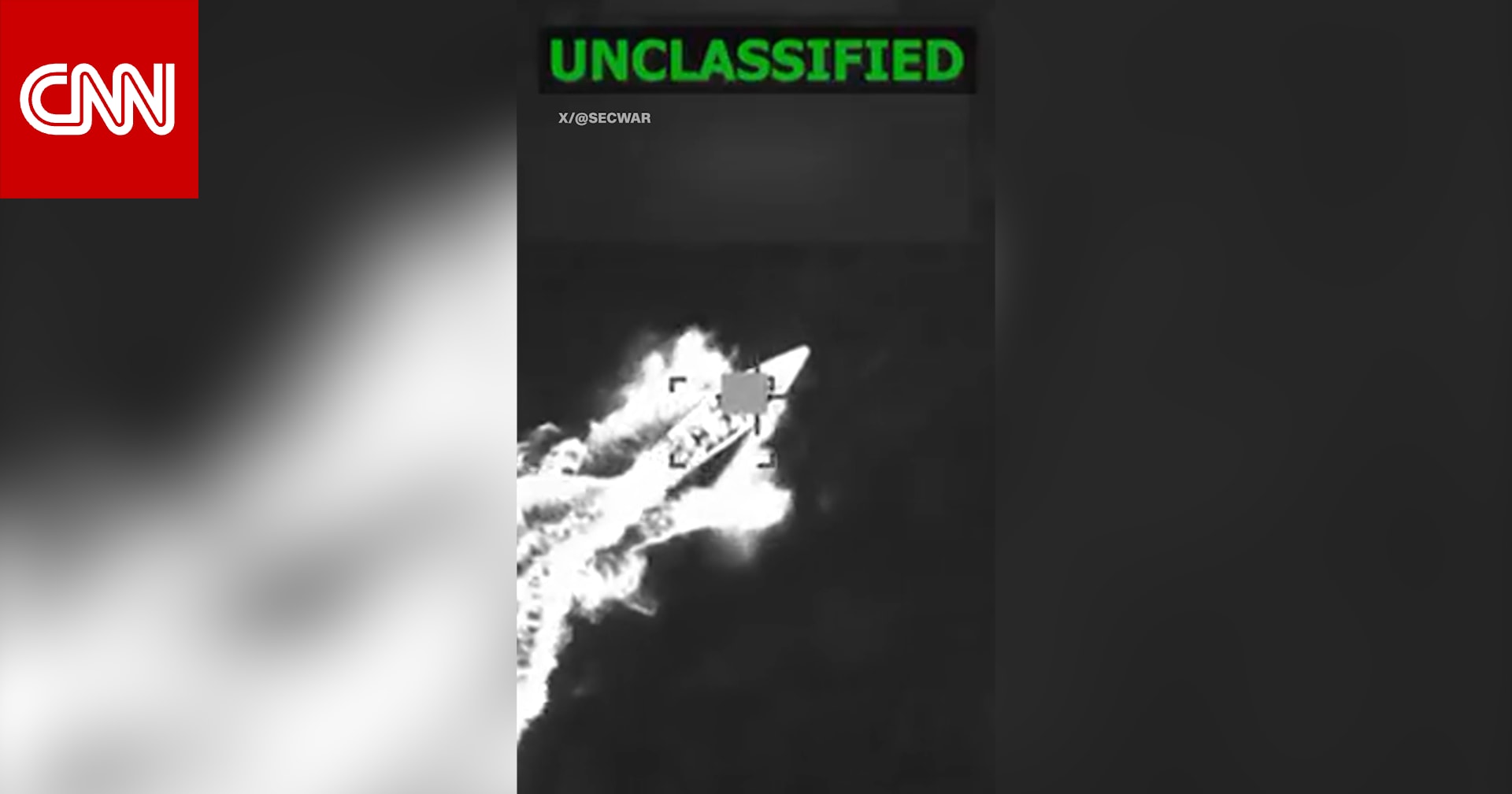 لحظة تدمير الجيش الأمريكي قارب مخدرات في الكاريبي