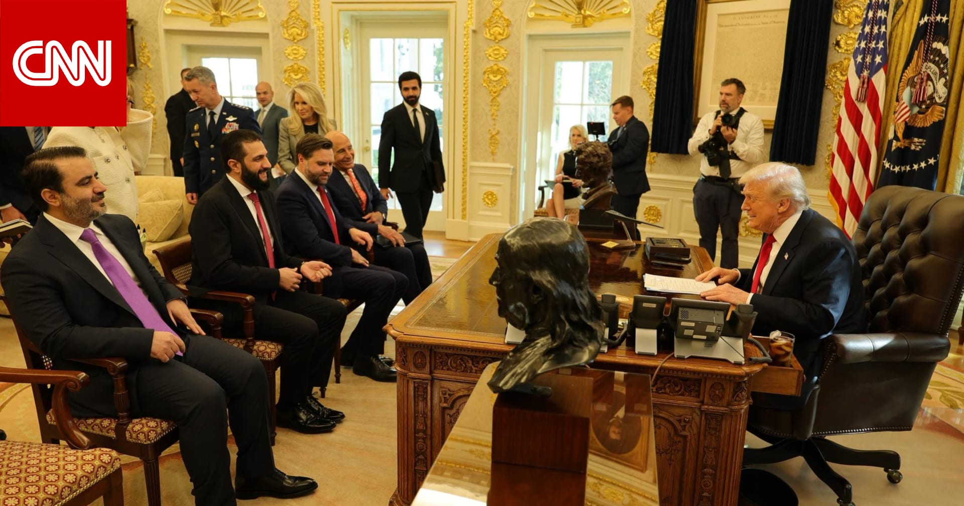 سوريا تصدر بيانا بشأن لقاء أحمد الشرع وترامب في البيت الأبيض