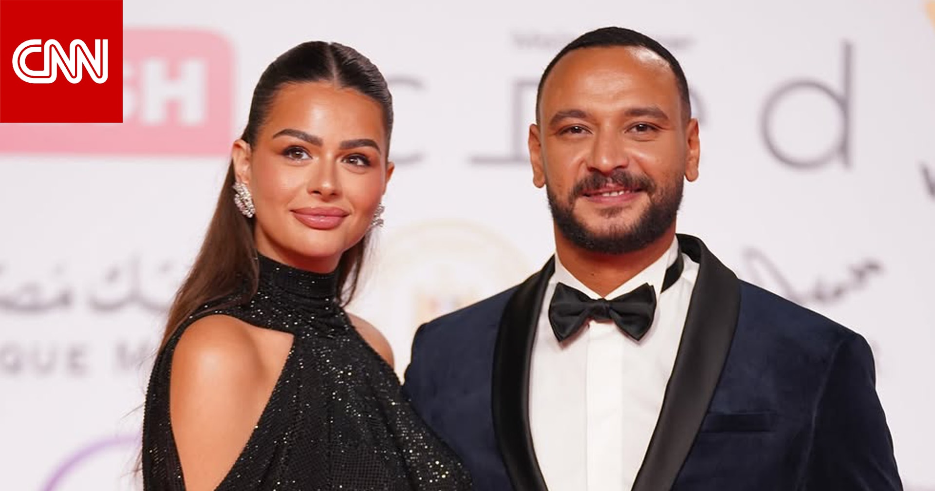 هنادي مهنّا وأحمد خالد صالح ينفيان شائعة طلاقهما بظهورهما معاً في مهرجان "القاهرة السينمائي"