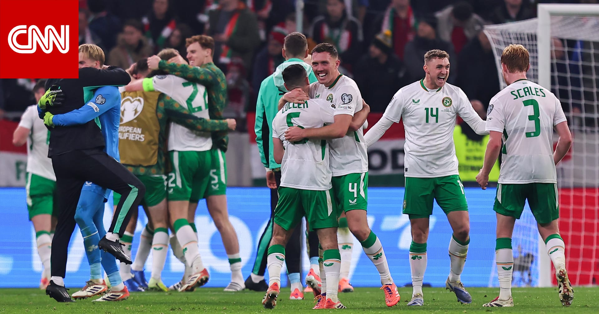 لحظة "جنونية" في مباراة أيرلندا والمجر.. هذا ما حدث قبل إطلاق صافرة النهاية