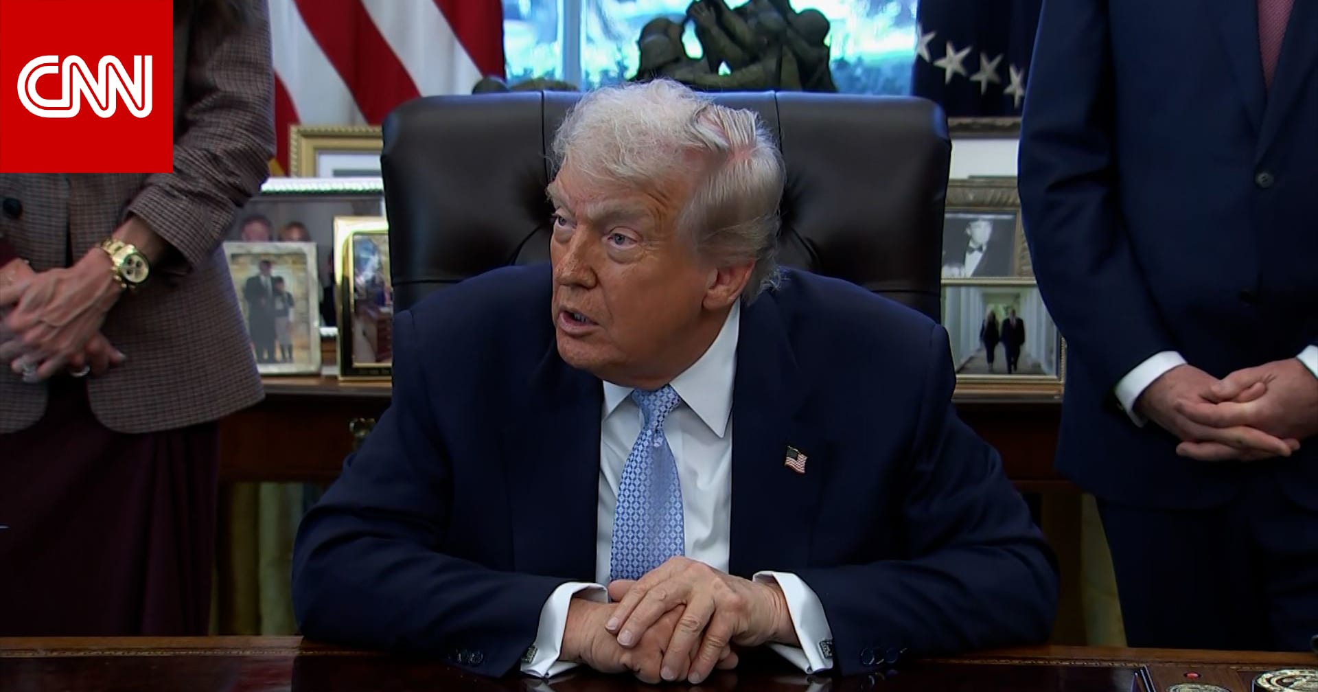 صحفي يسأل ترامب عما إذا كانت أمريكا ستقصف المكسيك.. شاهد كيف رد