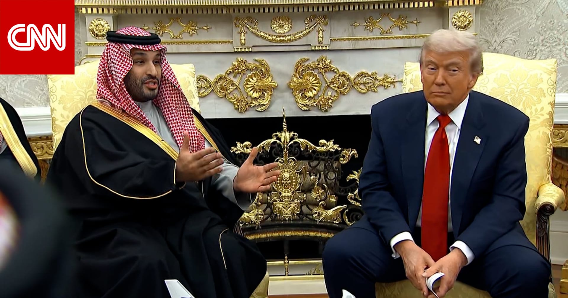 محمد بن سلمان: سنزيد استثماراتنا في أمريكا لتصل إلى تريليون دولار.. شاهد رد فعل ترامب