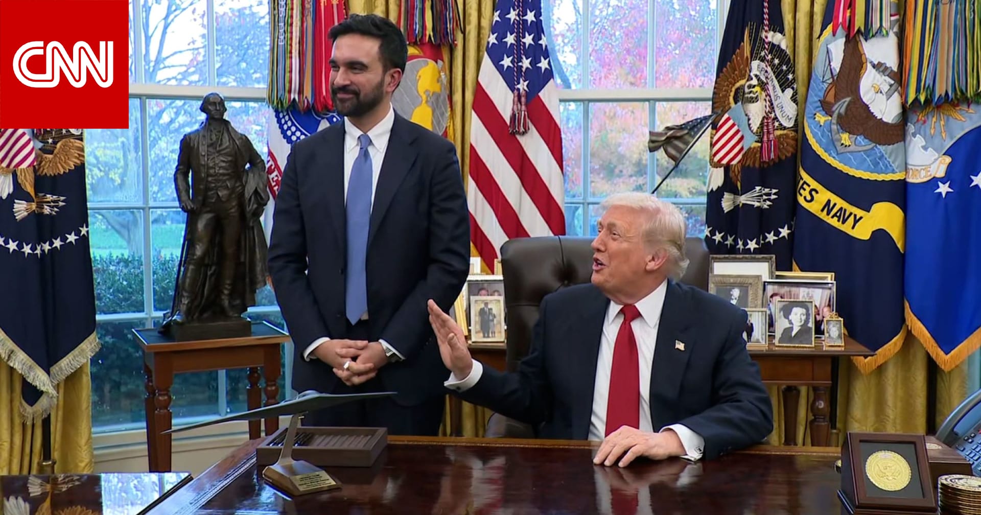 شاهد مزحة ترامب بلقاء ممداني بعد وصف الأخير له بـ"الفاشي"