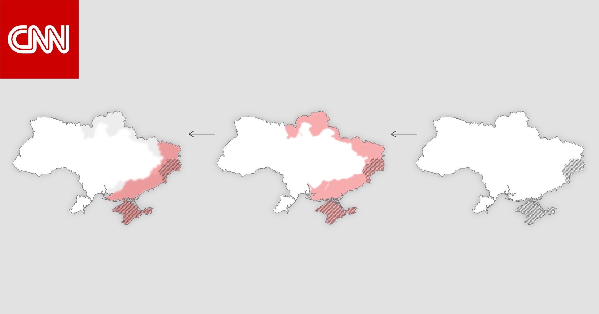منذ 2014.. خريطة ترصد توسّع السيطرة الروسية في أوكرانيا