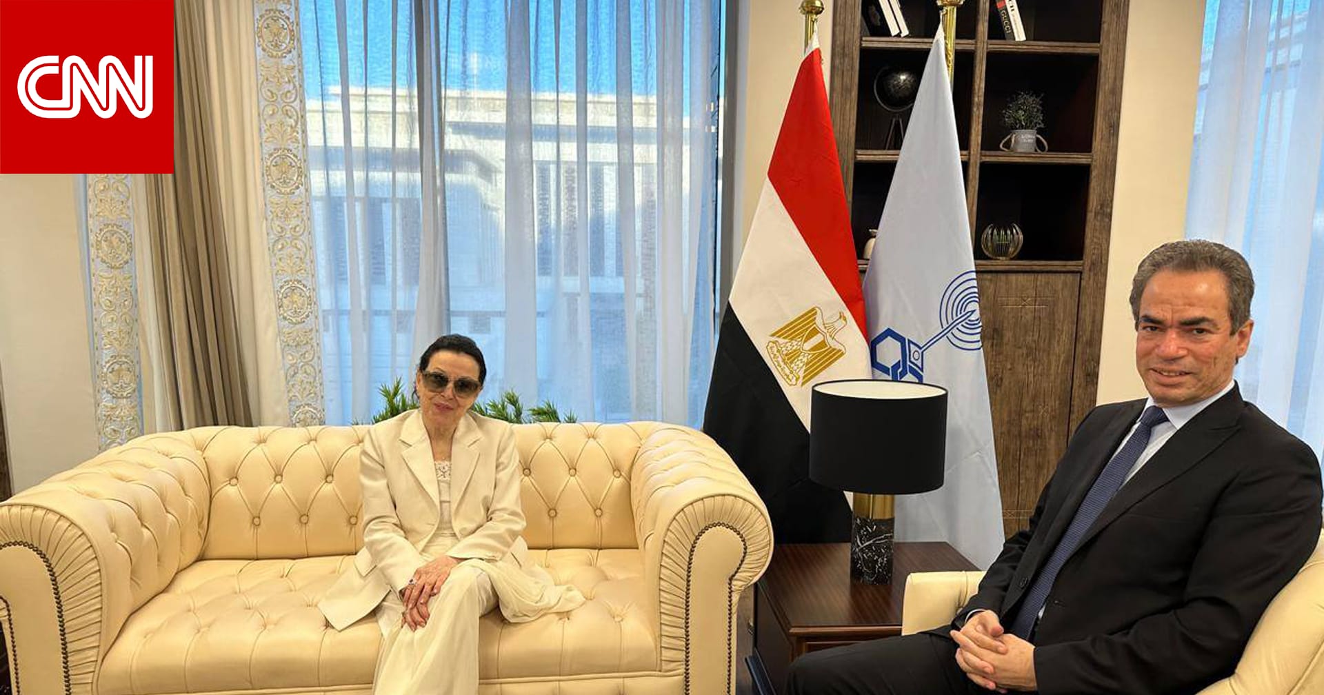 أحدث ظهور للفنّانة المصرية نجاة الصغيرة في العاصمة الجديدة