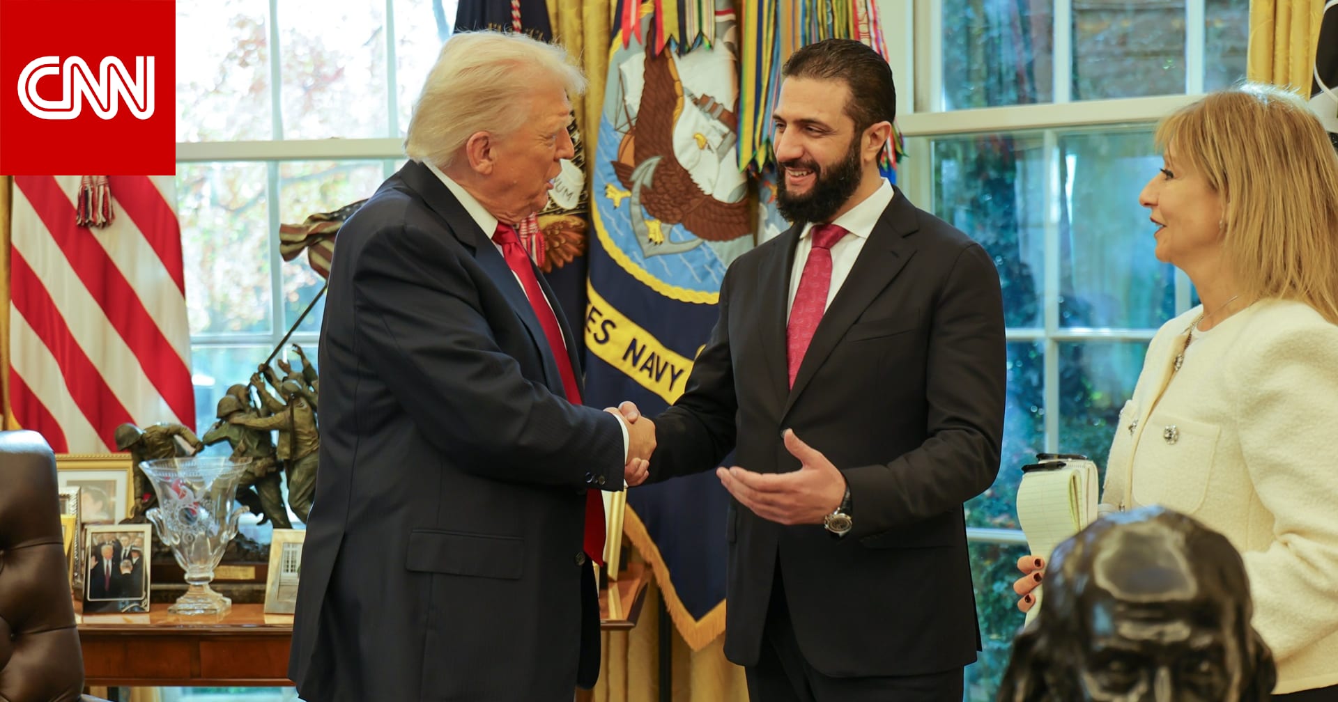 ترامب يحذر إسرائيل من "عرقلة تطور سوريا" ويشيد بأحمد الشرع.. ماذا قال؟