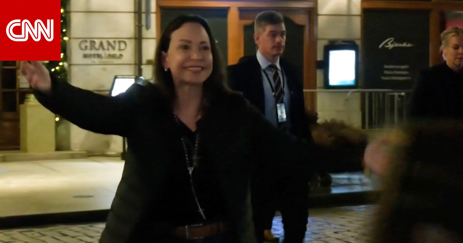 بعد حظرها من السفر.. ماتشادو زعيمة المعارضة الفنزويلية تظهر علنًا للمرة الأولى منذ نحو عام