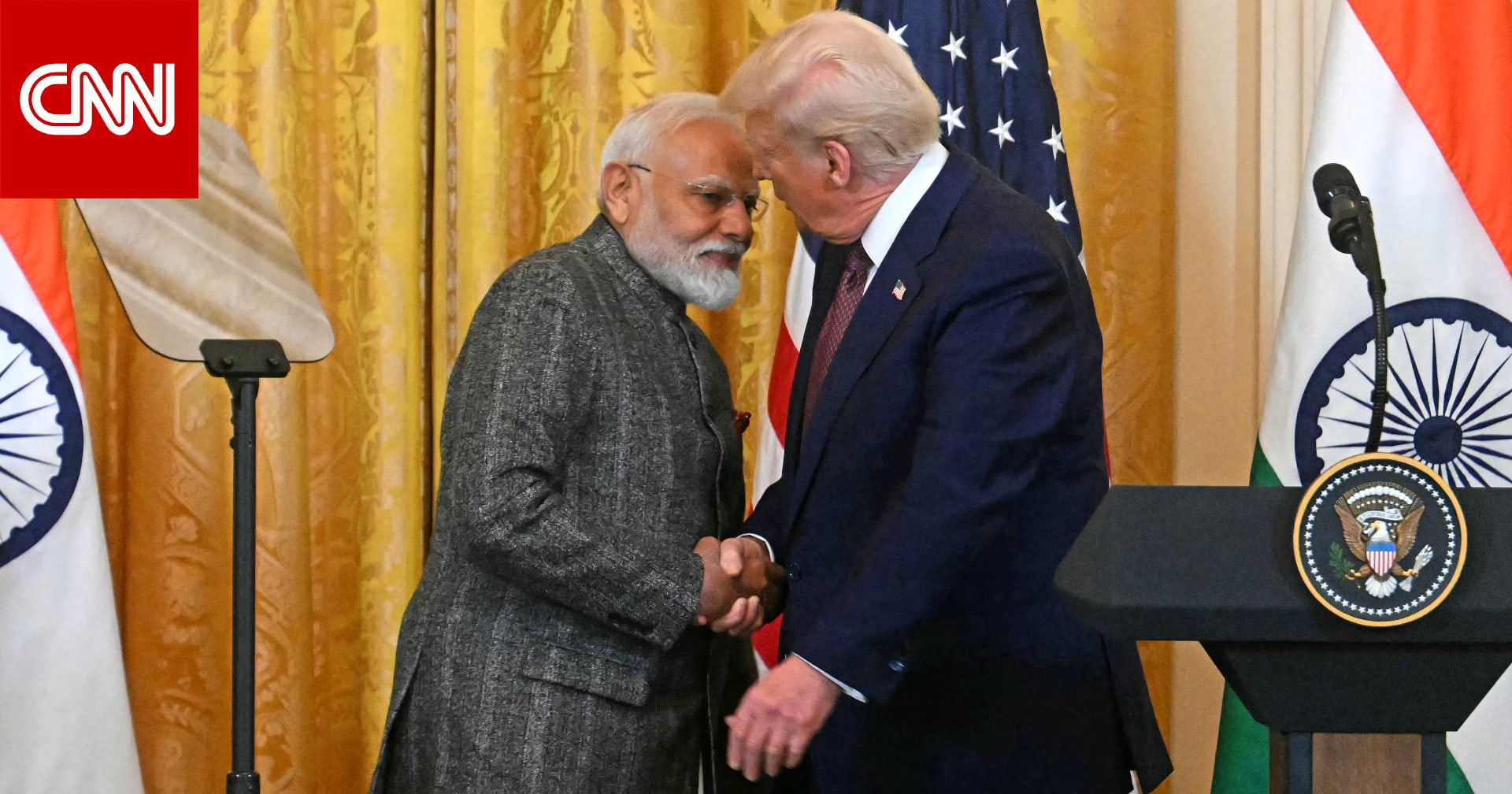 بعد زيارة بوتين.. ترامب يجري مكالمة هاتفية مع رئيس وزراء الهند