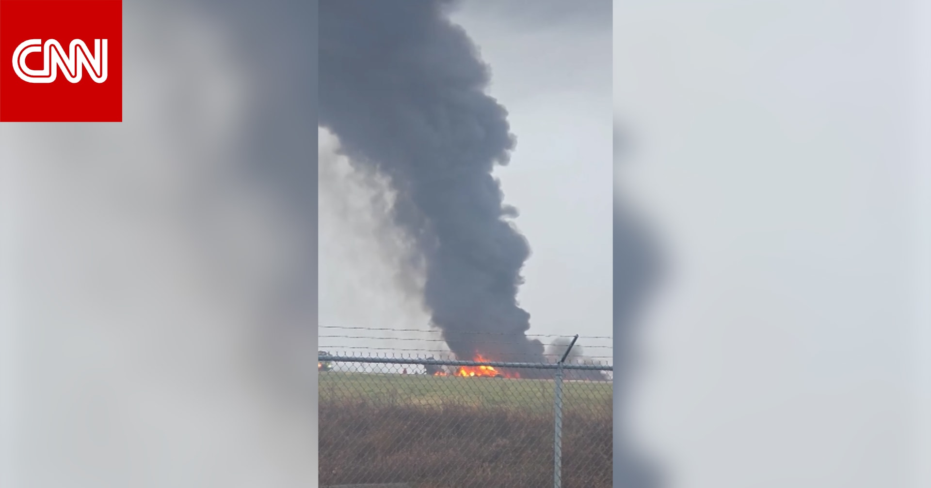 شاهد.. تحطم طائرة خاصة بعد إقلاعها في ولاية كارولينا الشمالية