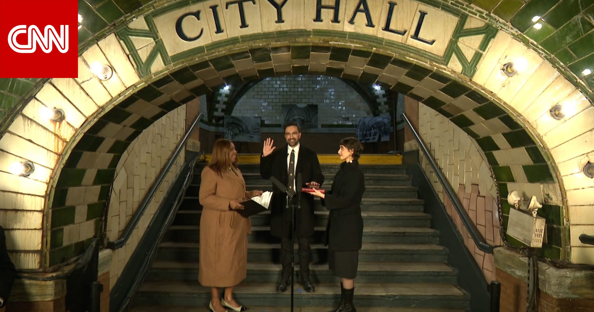 لحظة أداء زهران ممداني القسم كأول عمدة مسلم لمدينة نيويورك