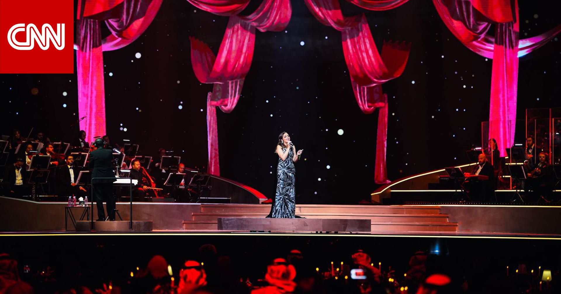 تركي آل الشيخ يشارك "أجواءًا طربية" من حفل أنغام في رأس السنة