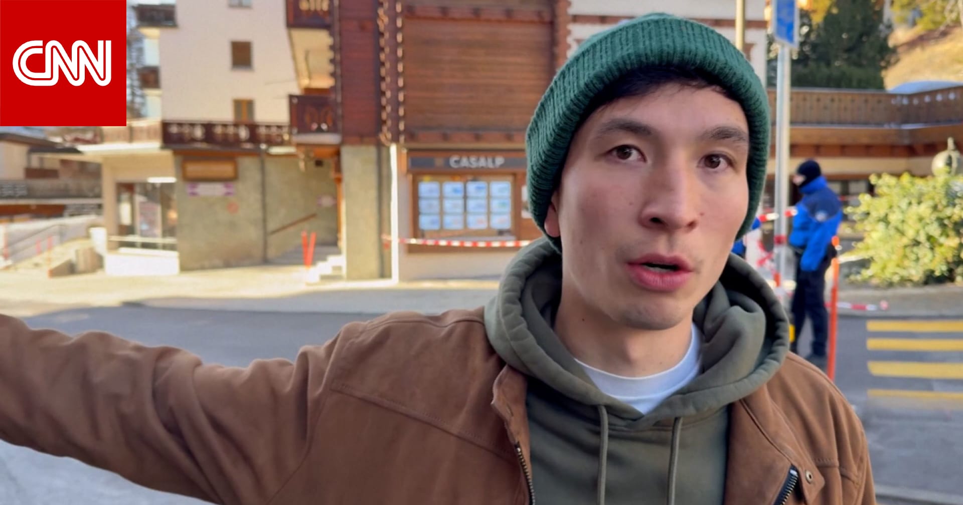 شاهد عيان يصف كيف حمل مدنيون الناس بعد حريق بمنتجع في سويسرا