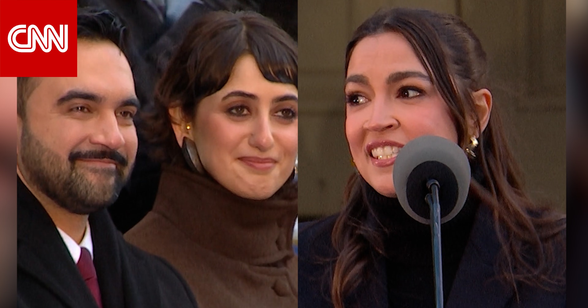 أول عمدة مهاجر منذ أكثر من قرن.. شاهد كورتيز تُقدّم ممداني في حفل التنصيب