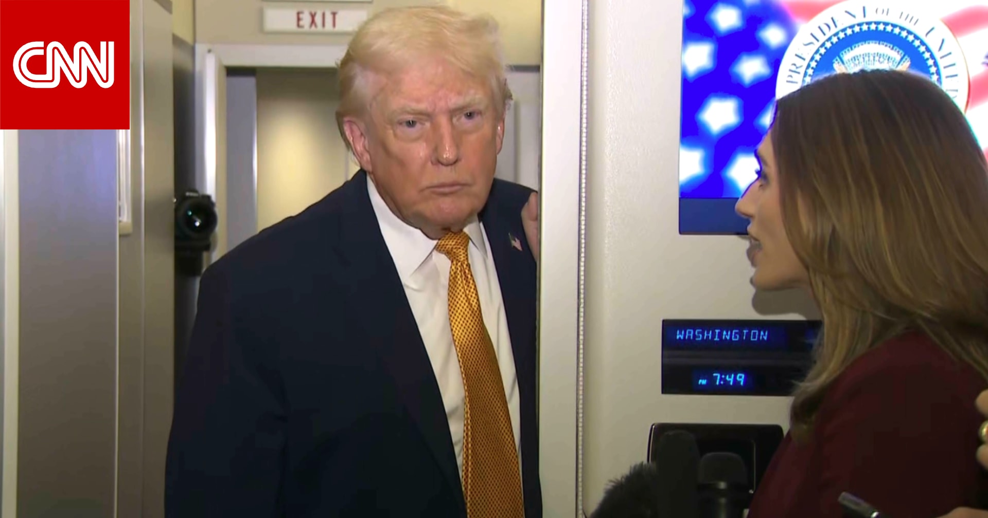 شاهد كيف رد ترامب عن تهديده بضرب إيران إذا قُتل المتظاهرون