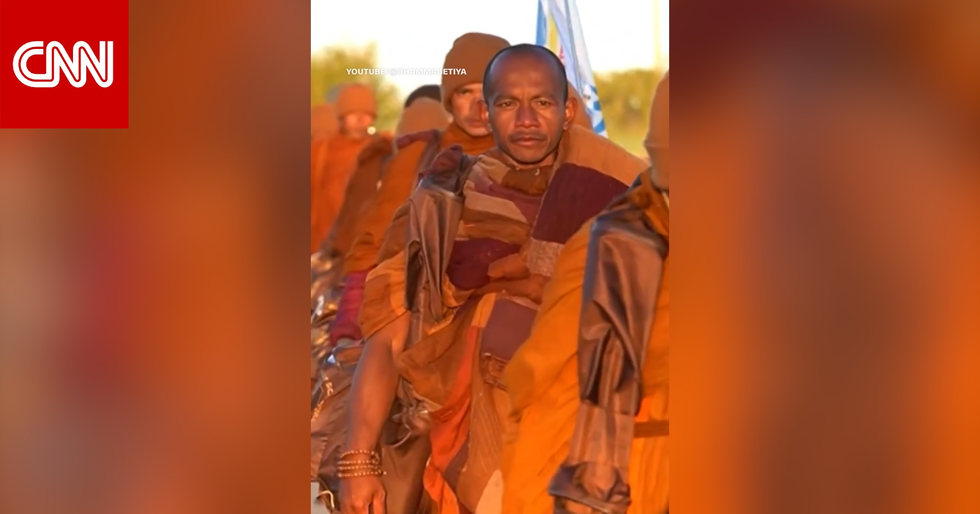 لماذا يسير رهبان بوذيون وكلبهم عبر الولايات المتحدة؟