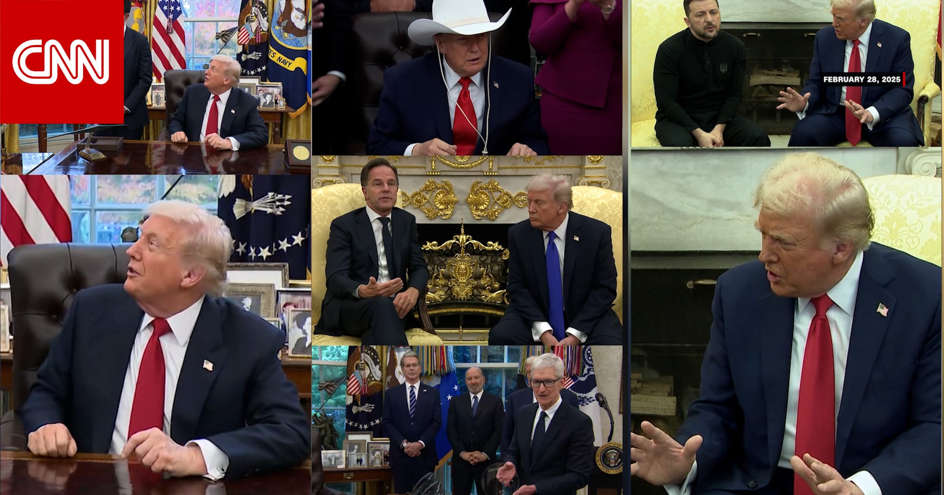 أغرب لحظات ترامب خلال عامه الأول في البيت الأبيض