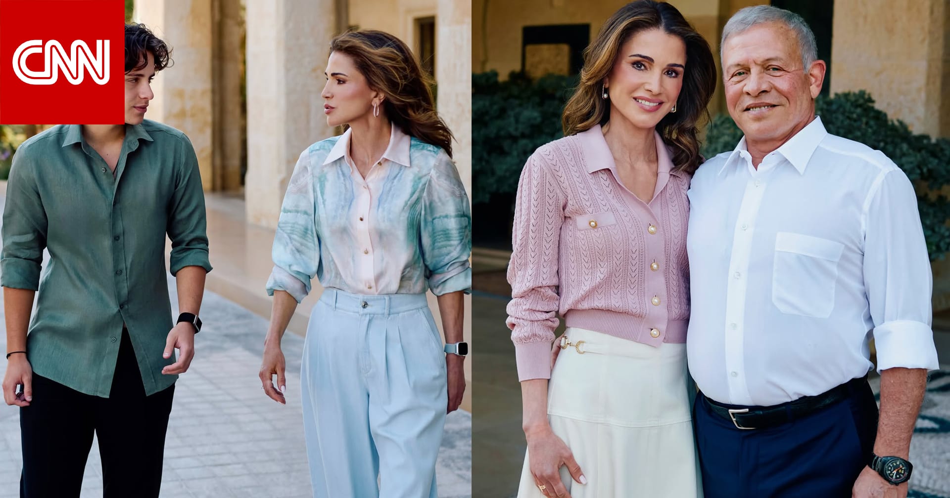 بصور عائلية "دافئة".. الملكة رانيا تهنئ العاهل الأردني والأمير هاشم بعيد ميلادهما