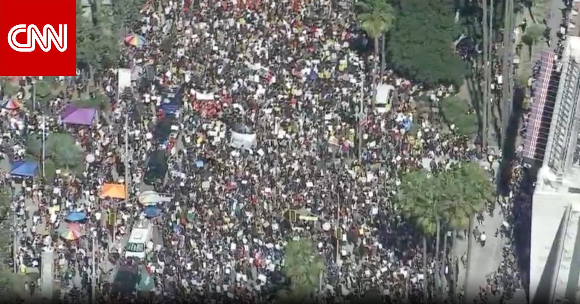 شاهد.. تظاهرات حاشدة تجتاح الولايات المتحدة ضد إدارة الهجرة