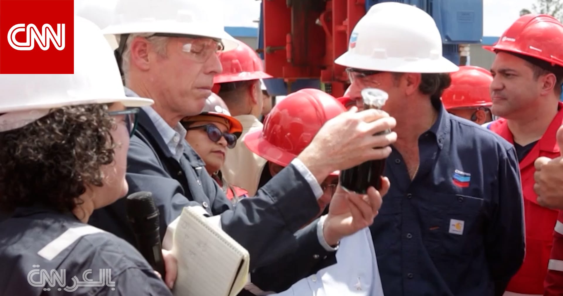 وزير الطاقة الأمريكي يتفقد منشأة نفطية في فنزويلا برفقة الرئيسة بالوكالة