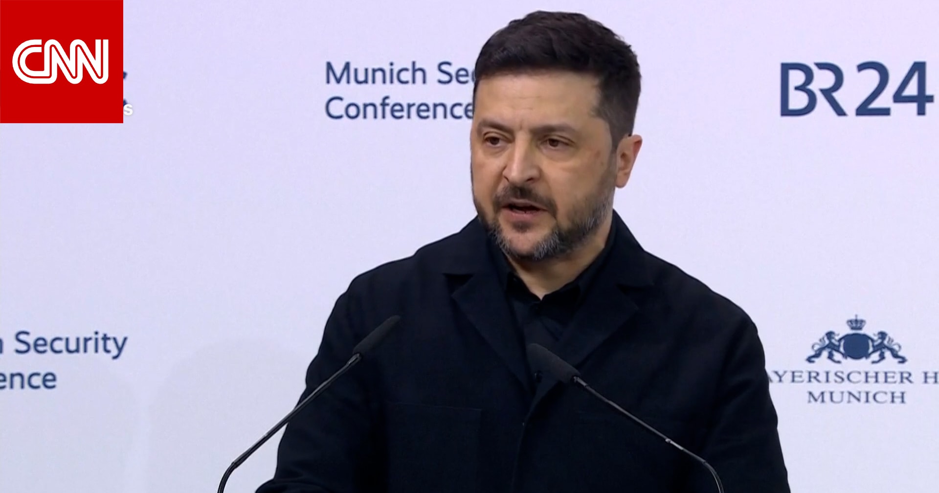 زيلينسكي من مؤتمر ميونخ: كل محطة طاقة بأوكرانيا تضررت من هجمات روسيا