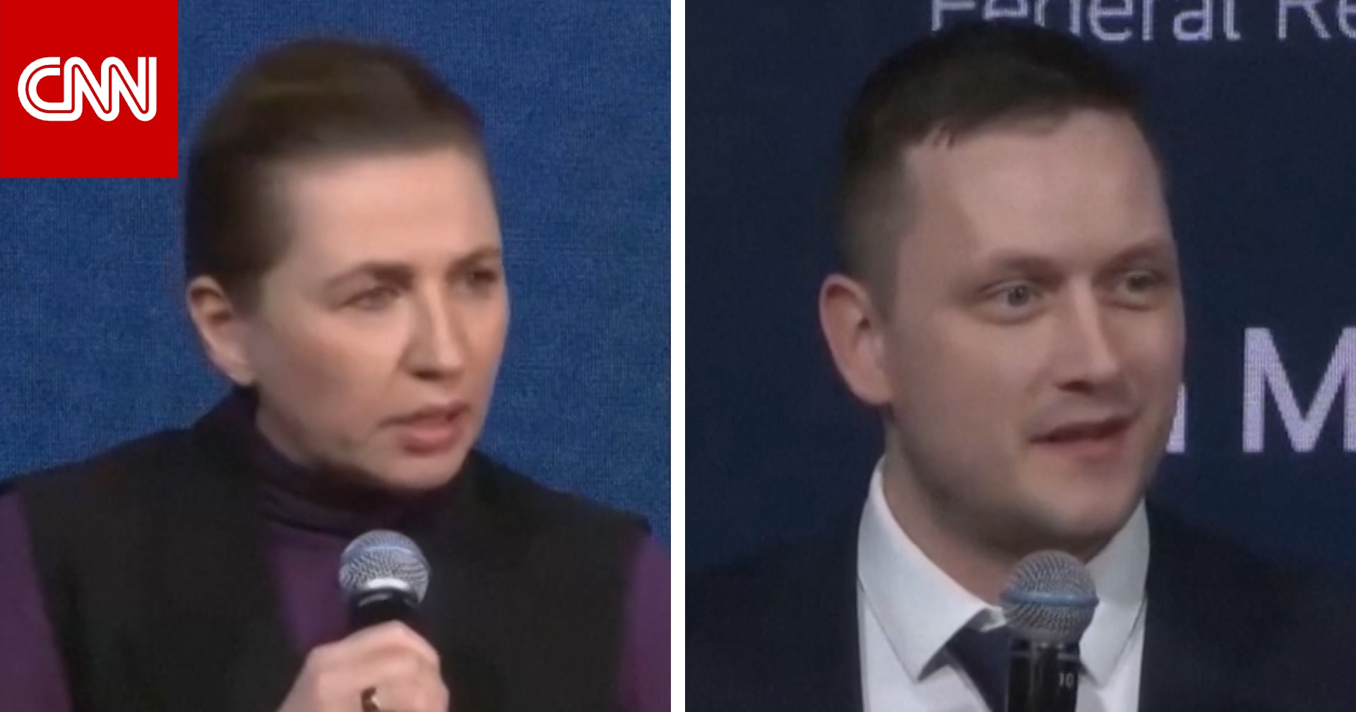 شاهد.. رئيسا وزراء الدنمارك وغرينلاند يدقان ناقوس الخطر بشأن اهتمام ترامب بضم الجزيرة