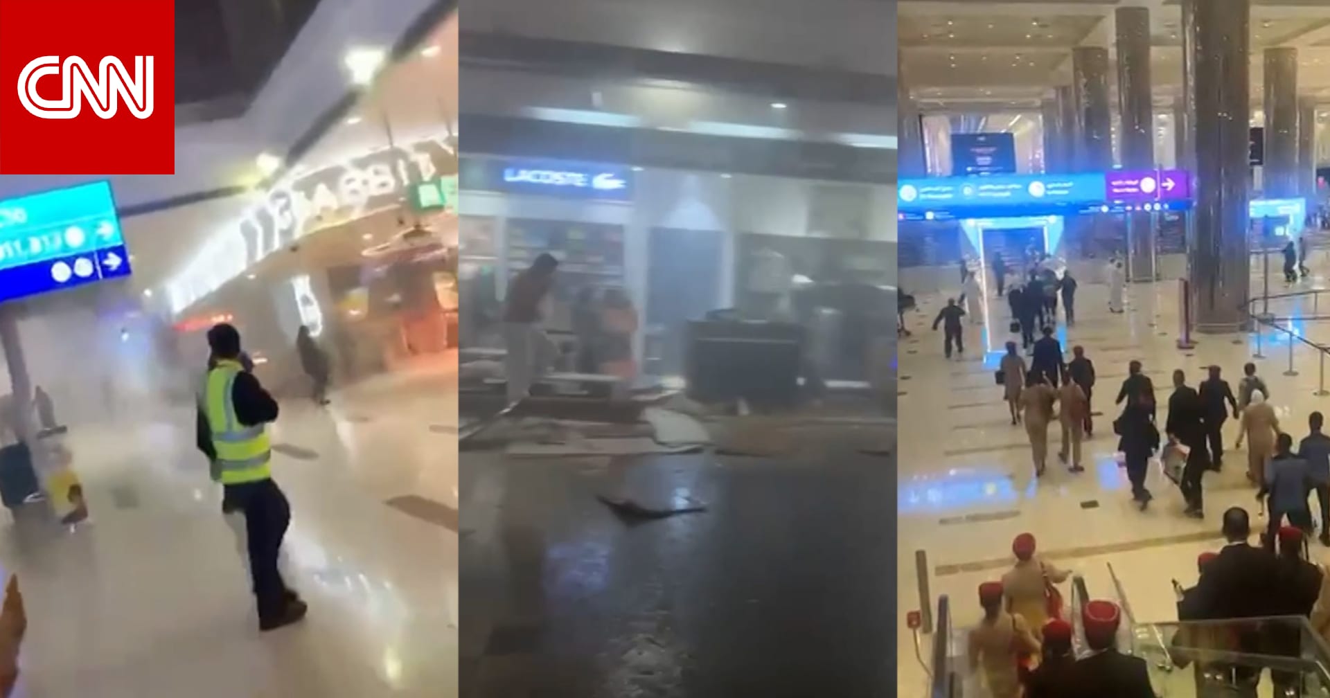 مطار دبي يتعرض لأضرار جراء قصف إيراني بطائرات مسيرة