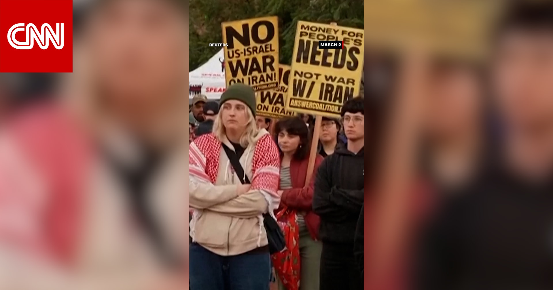 احتجاجات في مختلف أنحاء أمريكا ضد الحرب على إيران