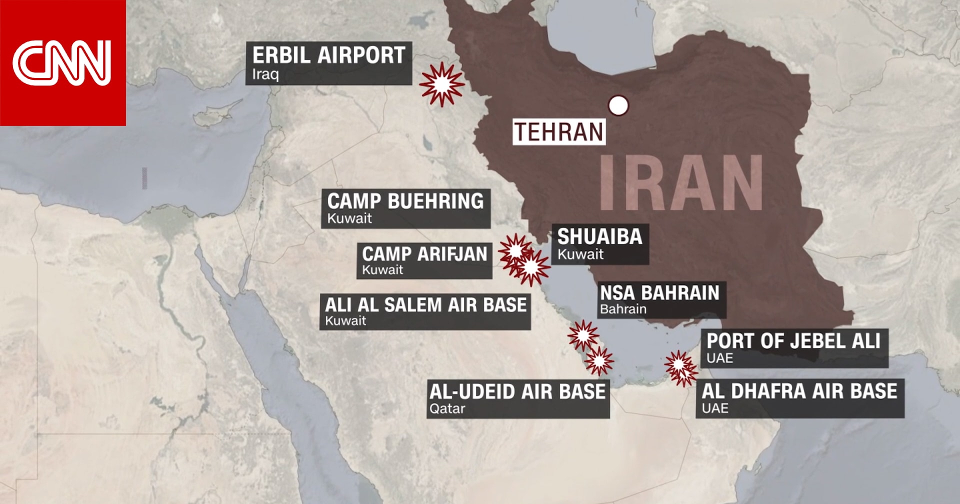 شبكة CNN تُحقق: كيف ألحقت الضربات الإيرانية أضرارًا بالمواقع العسكرية الأمريكية