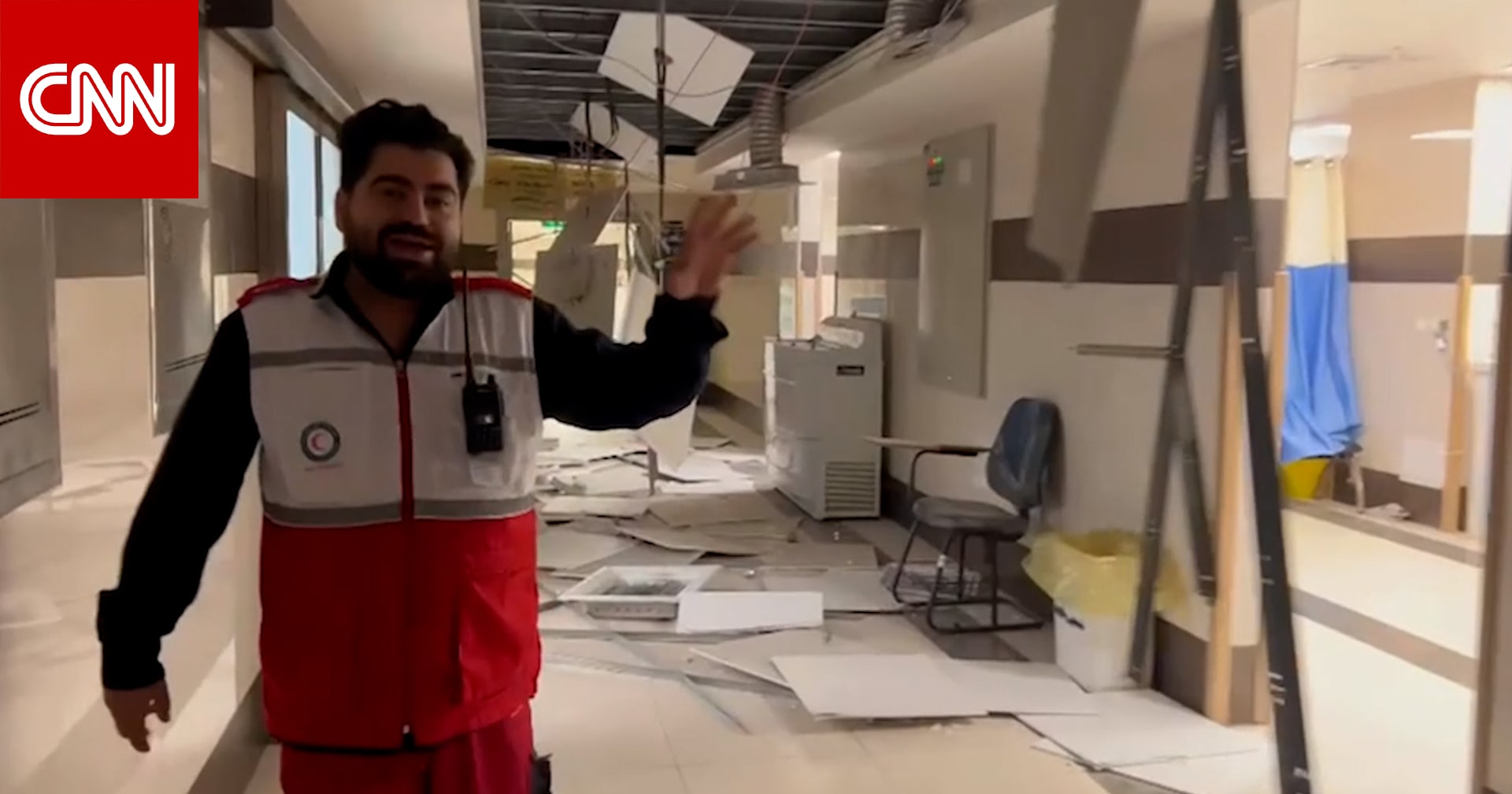 شاهد.. جناح حديثي ولادة يتعرض لأضرار إثر غارات أمريكية إسرائيلية على إيران