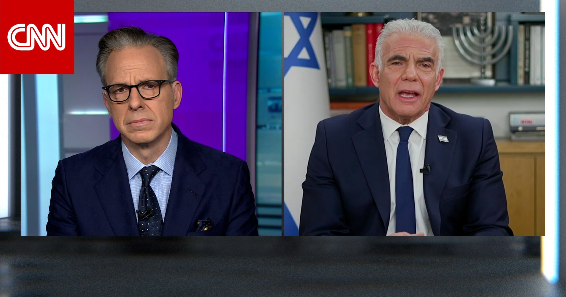 مذيع CNN يسأل يائير لابيد عن سبب تزايد الانتقادات لإسرائيل في أمريكا.. كيف رد؟