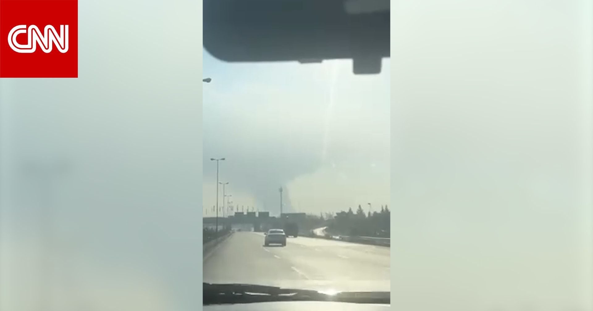 كاميرا CNN ترصد لحظة تعرض طهران لغارات كثيفة