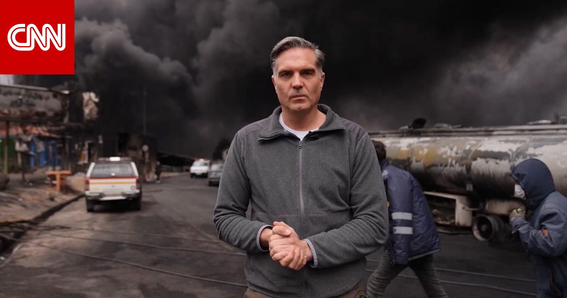 مستودع نفط شهران بطهران يتحول إلى كتلة لهب و"مطر أسود" يهطل على إيران.. إليكم ما حدث